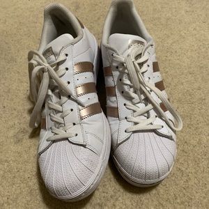 Adidas Rose Gold Superstars! ✬